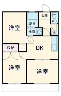 シティロード田沼【1階】の間取り