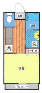 コンフォートハマ【2階】の間取り