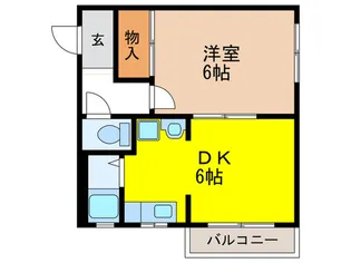 西明石サンライズマンション【2階】の間取り
