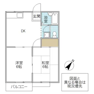 コーポイナ【1階】の間取り