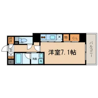 ボヌールT.Y【7階】の間取り