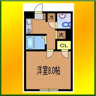 DARES田無【3階】の間取り