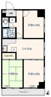 ゴールドパレス豊玉【4階】の間取り