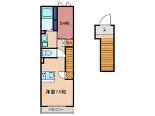 CIEL TSUIJI【2階】の間取り