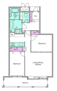 プライムゲート飯田橋【11階】の間取り