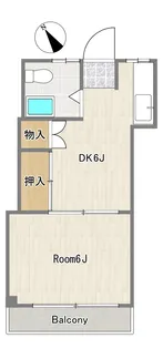 コーポコバヤシ第一【3階】の間取り