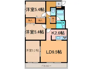 ドルシスII【3階】の間取り