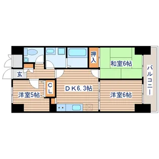 ライフピアIII【9階】の間取り