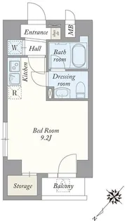 KS入谷EAST【6階】の間取り