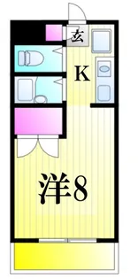 ラ・メゾン本八幡【2階】の間取り