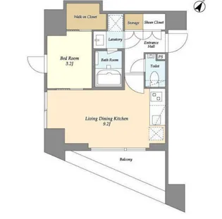 ミュプレ表参道【5階】の間取り