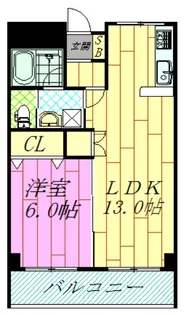 ハイツピアヴァリー【2階】の間取り