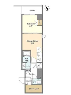 KDXレジデンス西調布【2階】の間取り