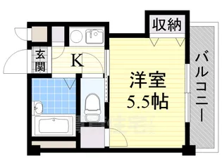 ステイトリー川口屋【4階】の間取り