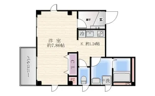 カスガビル【3階】の間取り