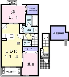 Kibou S【2階】の間取り