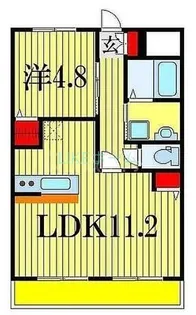 ネオハイムK1【1階】の間取り