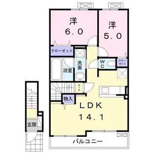 プリマヴェーラ【2階】の間取り