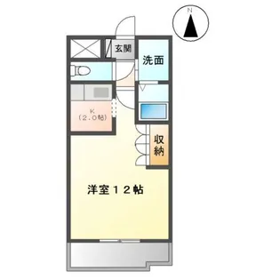 Time’s Square(タイムズスクエア)【2階】の間取り