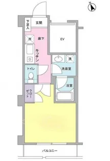 エスト ソーレ【3階】の間取り