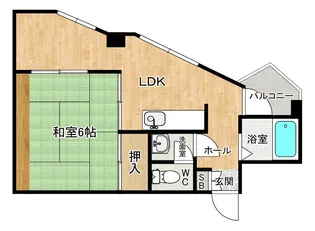 ファミティ弐番館【5階】の間取り