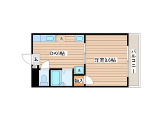 グレース香澄【3階】の間取り