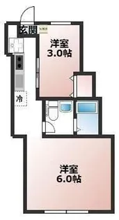 ベルビュー西谷【2階】の間取り