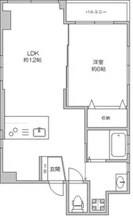 渡辺ビル【5階】の間取り