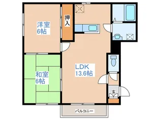 ティマル【4階】の間取り