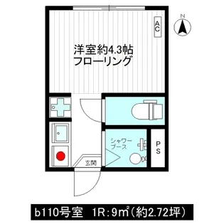 フレシール大久保の間取り