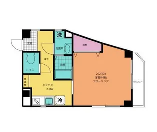 カームレスト根岸【3階】の間取り