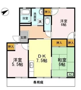ディアス池田 I棟【1階】の間取り