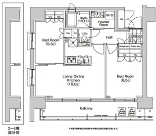 コンフォリア秋葉原EAST【2階】の間取り