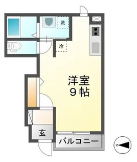 アメニティ・ヒルズ【1階】の間取り