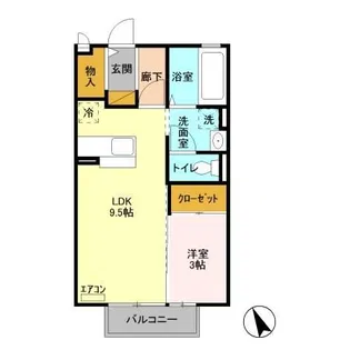 プレアデス見川 E【2階】の間取り