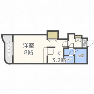 テラ元町【2階】の間取り