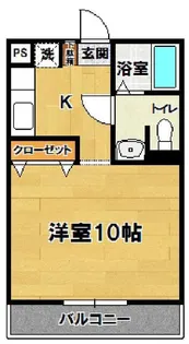 パレス天久保【2階】の間取り