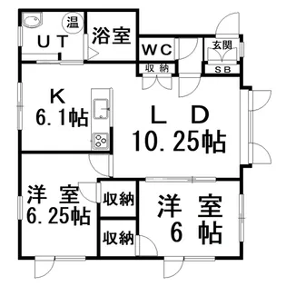 カーサ東陽2号館【2階】の間取り