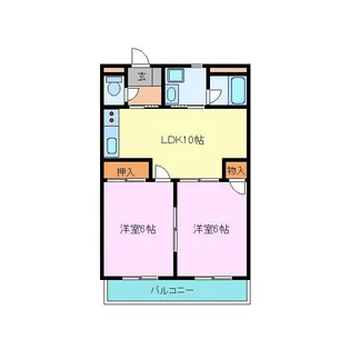 ロイヤルパレス参番館【1階】の間取り