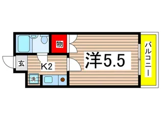 リエス中野島【3階】の間取り