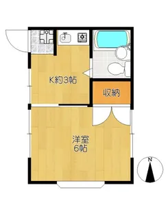 コーポ小林【2階】の間取り