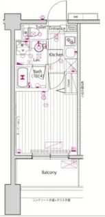 ガーラ・ステーション横浜三ツ沢【4階】の間取り