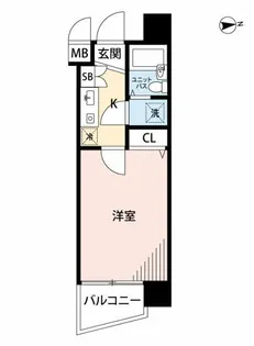 マイナビSTAYミライエ早稲田ステーションフロント【4階】の間取り