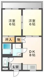村上ビル【2階】の間取り