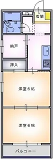 マツヤマンション【2階】の間取り