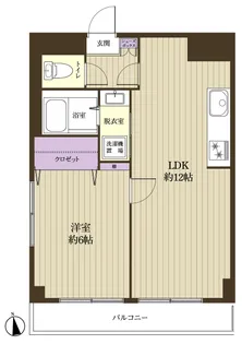 DeLCCS駒場東大前【2階】の間取り