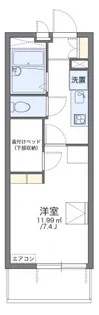 レオパレス名南【3階】の間取り