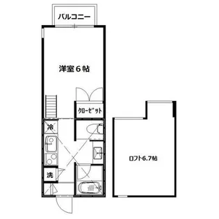 セントソレイユヨコハマ【2階】の間取り