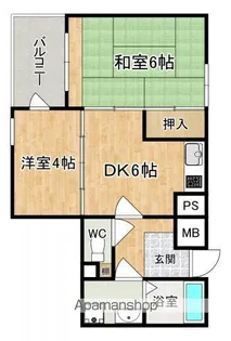 カサグランデ【6階】の間取り