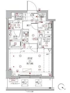 クレイシア東十条【2階】の間取り